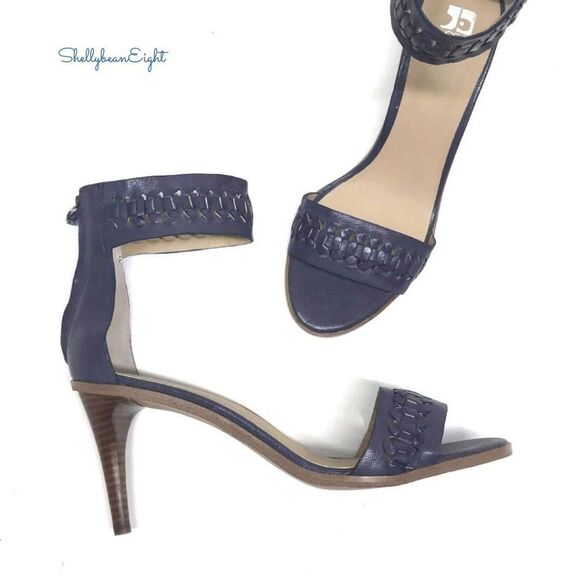 JOE'S JEANS PAX Blue Ankle Strap Sandals w/BOX 9.5 - Picture 1 of 8
